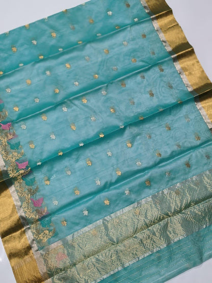 Clarins Chanderi saree