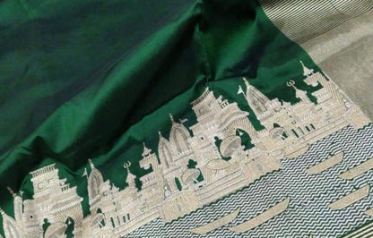 Gangaghat inspired katan saree
