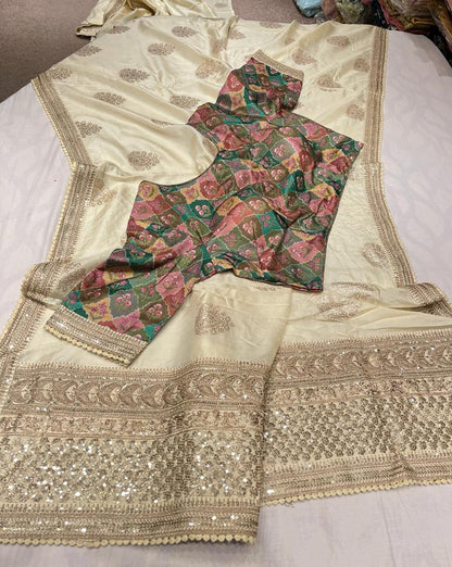Harmoine monga silk saree