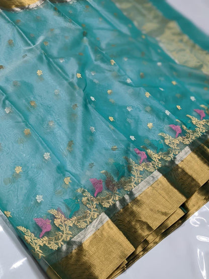 Clarins Chanderi saree