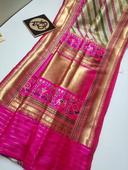 Lehariya Patola banarsi saree