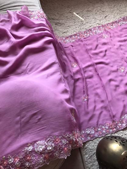 Pritika luxury embroidered saree