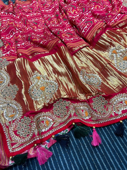 Gulshana Patola gottapatti saree
