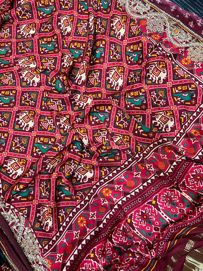 Gulshana Patola gottapatti saree