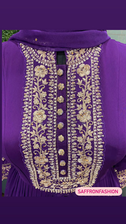 Aneena gorgette dress