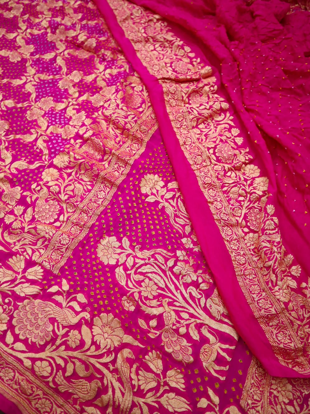 Hansika gorgette saree