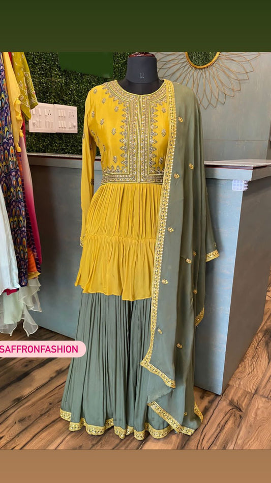 Ranjana peplum kurta dress