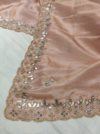 Savishri tissue gottapatti saree