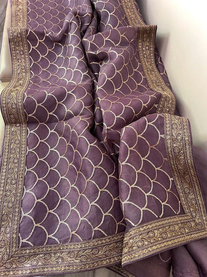 Lavina organza sequence saree