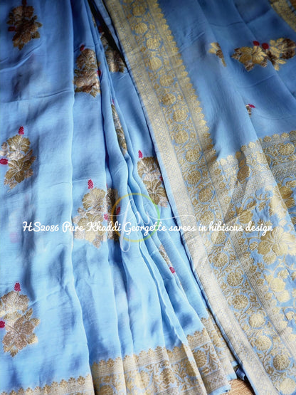 Meenakari khaddi Banarsi saree