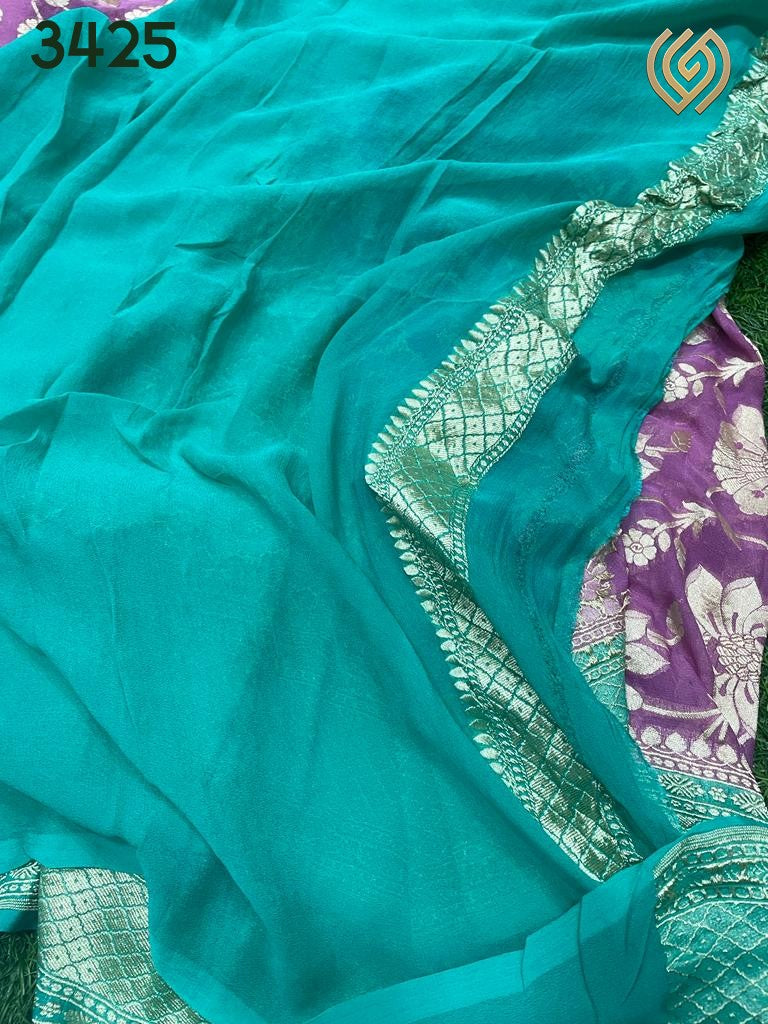 Susane handloom gorgette saree