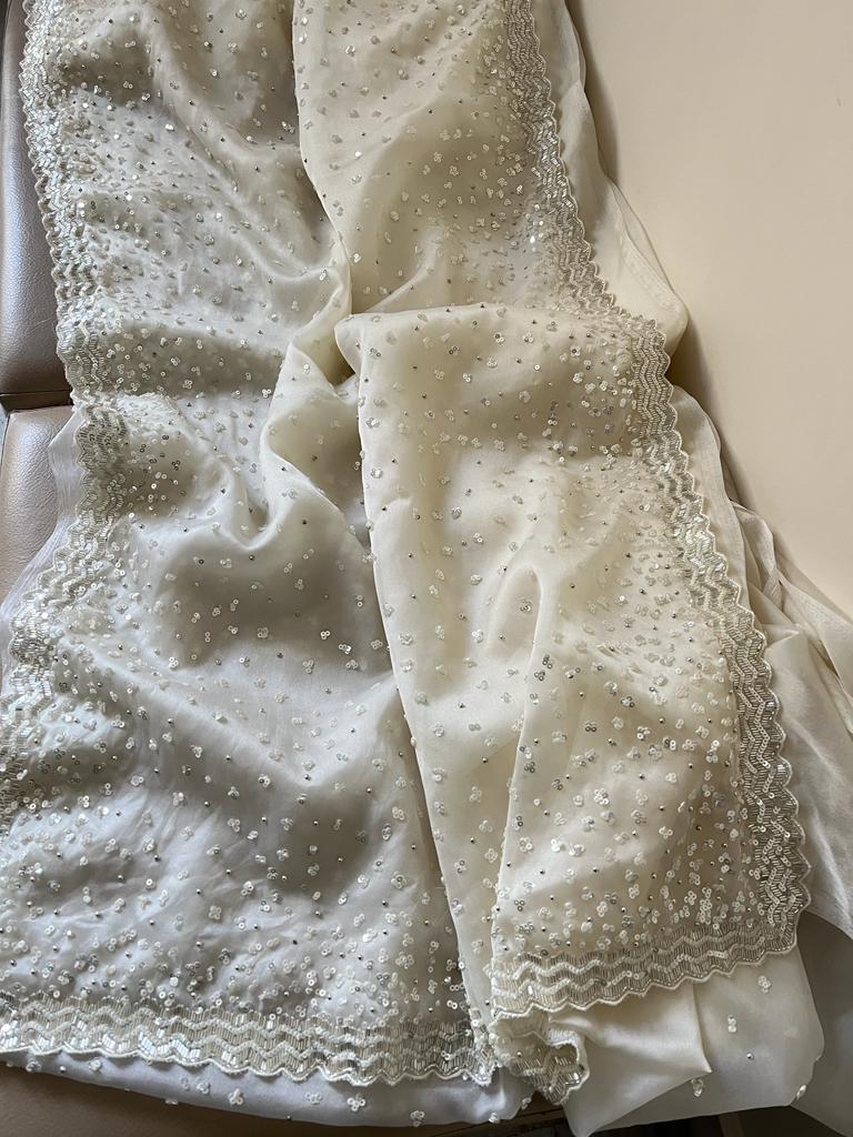 Susan organza katdana saree