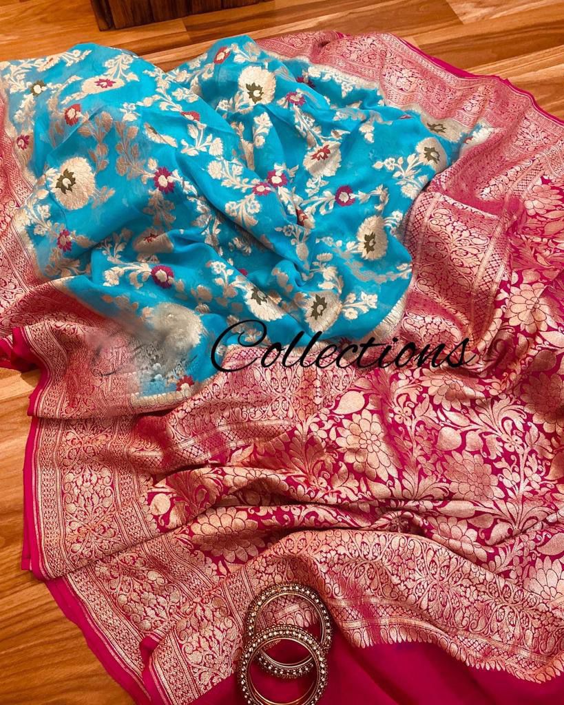 Heer banarsi weaved saree