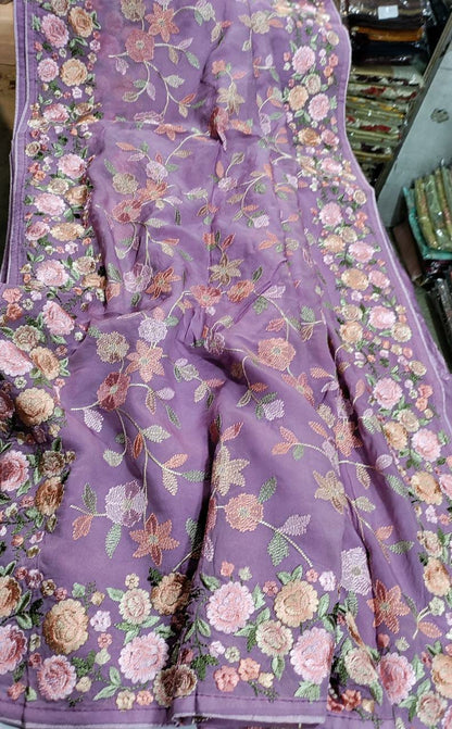 Nashina Parsi inspired saree