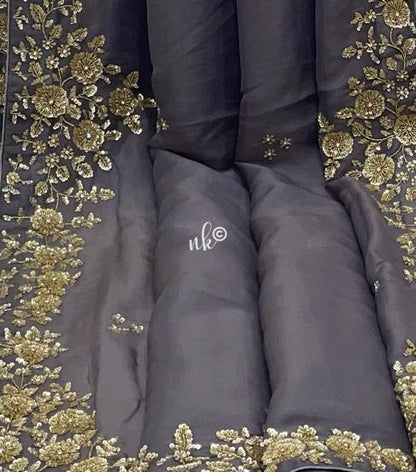 Zarkan inspired organza saree