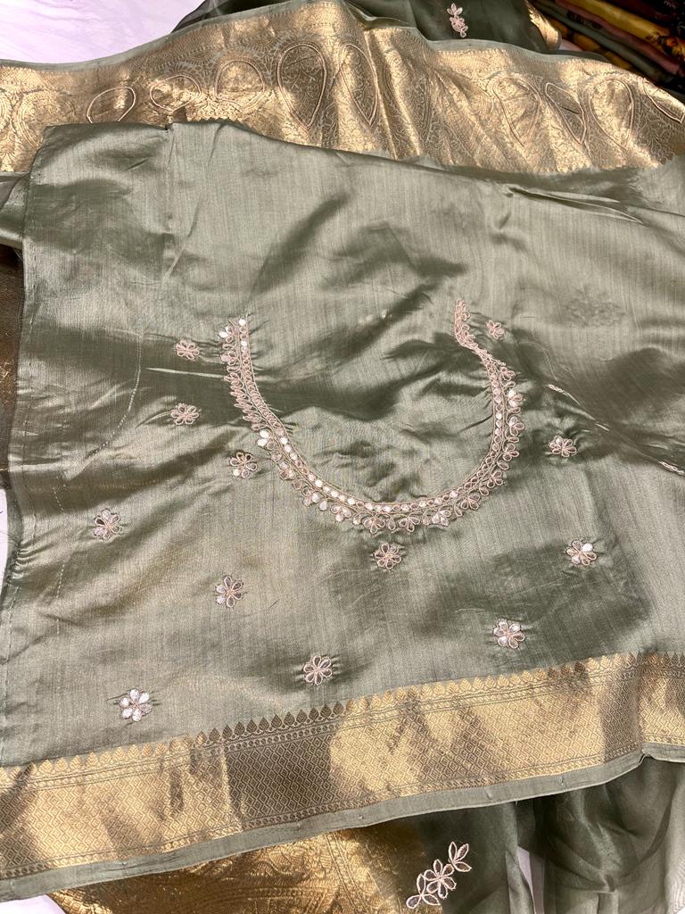 Kanchi organza saree