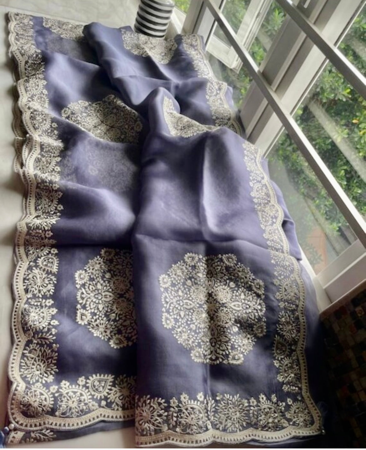 Navi organza saree