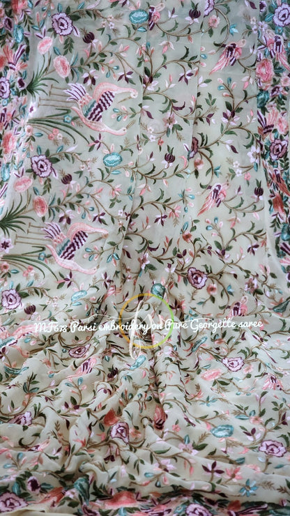Narnia parsi inspired saree