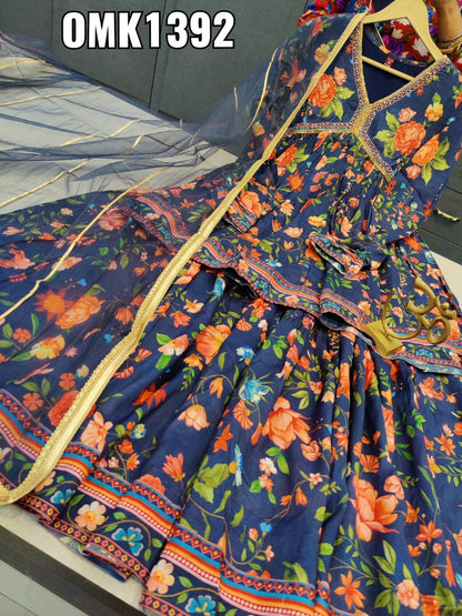 Varnia peplum sharara dress