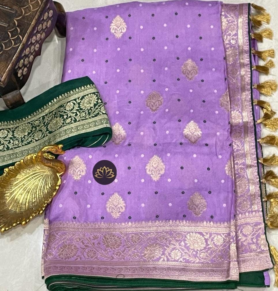 Banarsi moonga saree