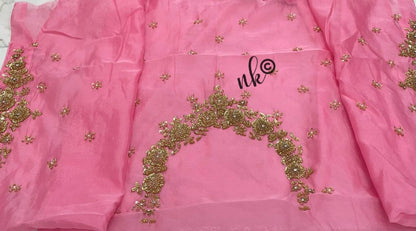 Zarkan inspired organza saree