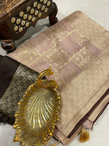 Dolika banarsi moonga saree