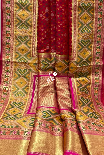 Rajkot styled Patola saree Indian saree Patola saree