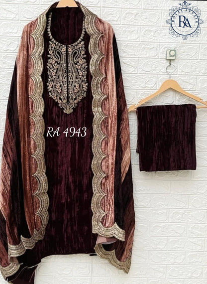 Velvet Indian salwar suit