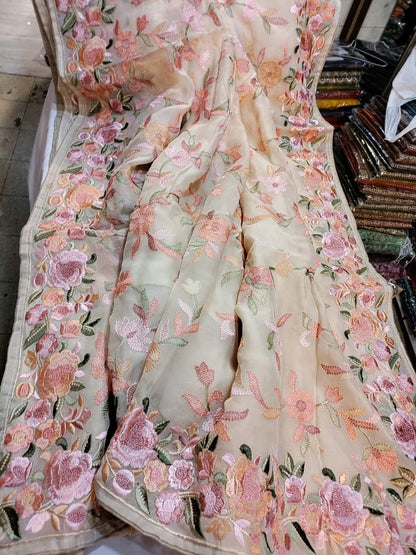 Nashina Parsi inspired saree