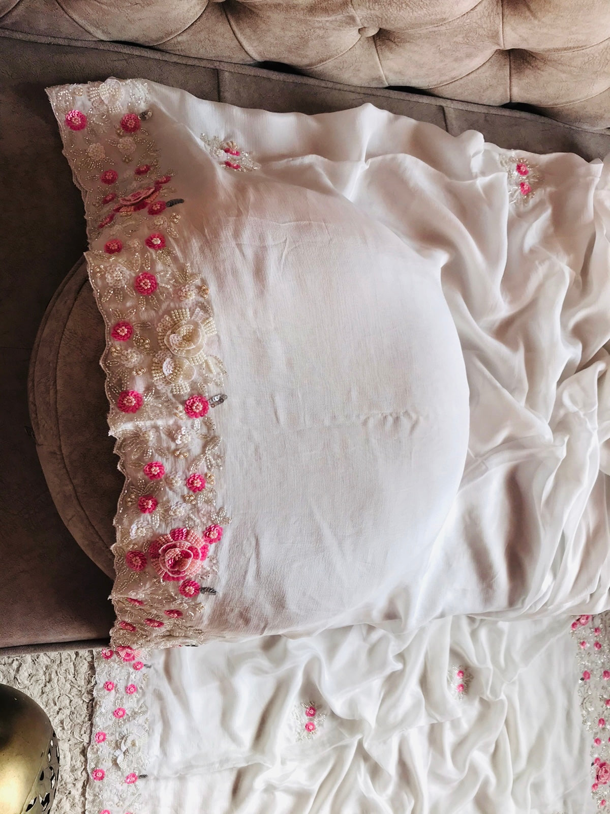 Fairly elegance chignon saree