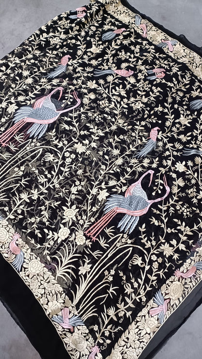 Vania gorgette saree Parsi saree Parsi Gara saree