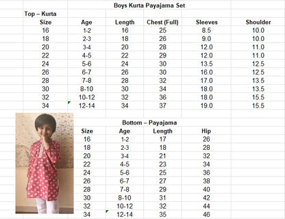 Peachy peach kurta pajama