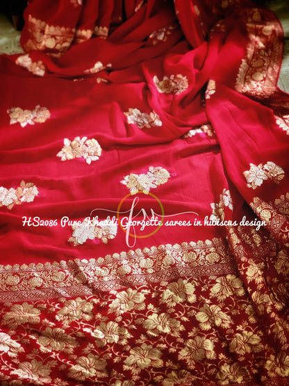 Meenakari khaddi Banarsi saree