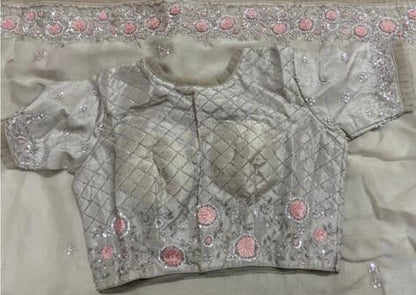 Frills trendy partywear saree