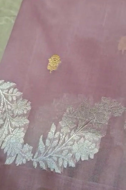 Kora handloom Banarsi saree