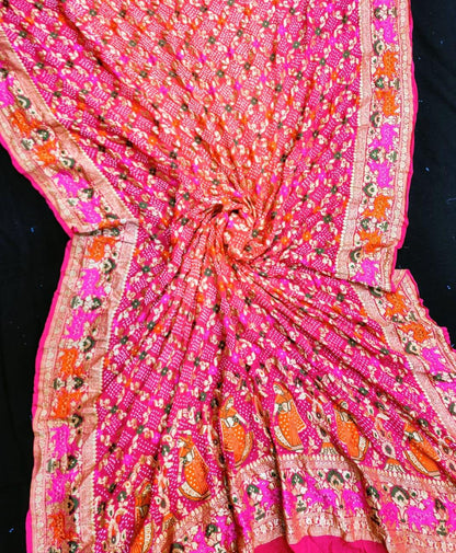 Nishabd handwoven banarsi dupatta