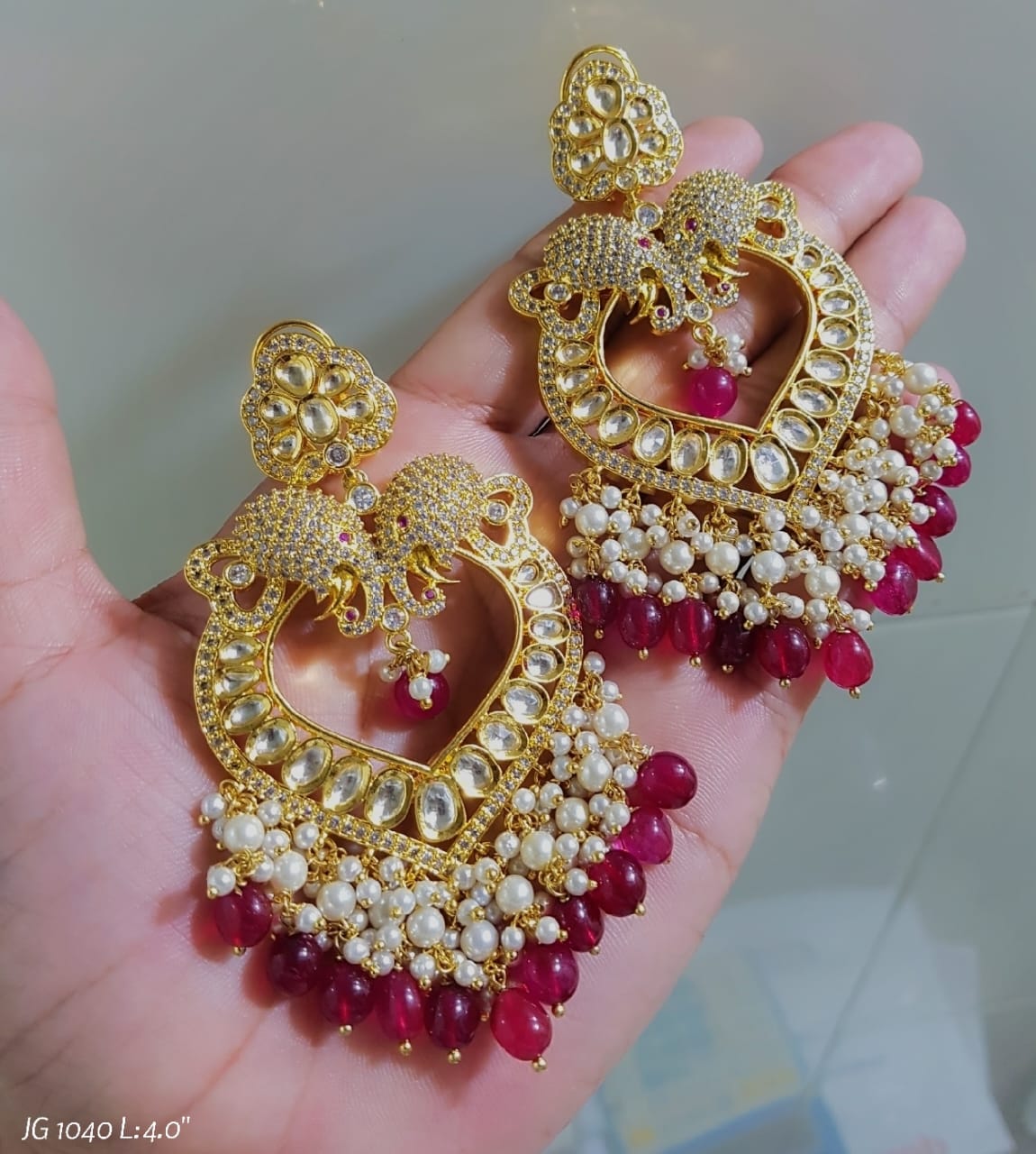 Elephant inspired earrings