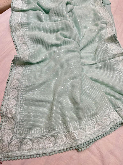 Sensita sequence saree