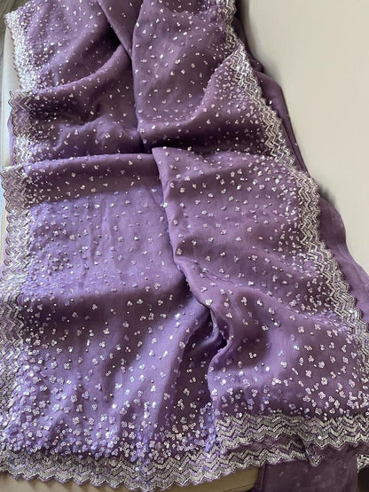 Susan organza katdana saree