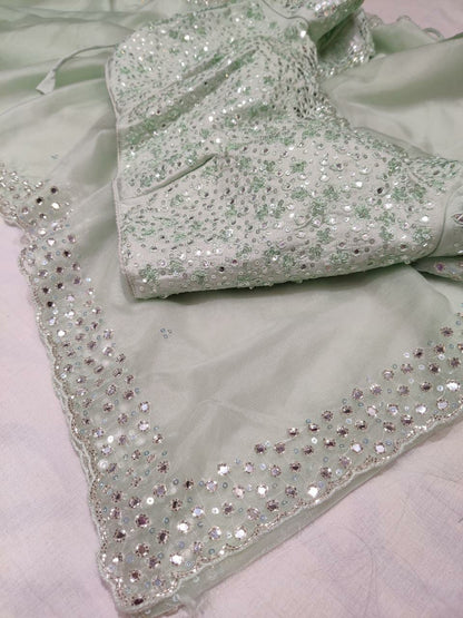 Maraisha organza saree