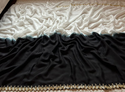 Nouvi crepe luxury saree