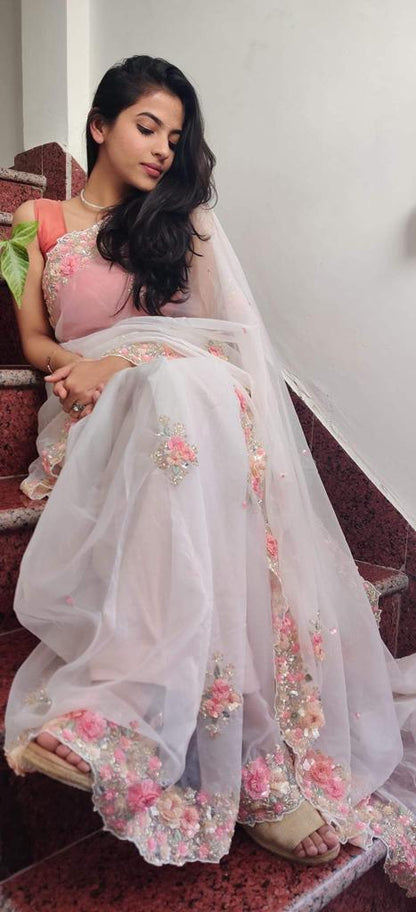 Dreamy organza saree