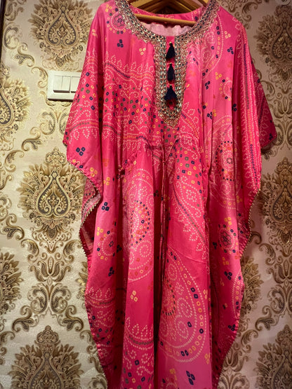 Arvika pink kaftan