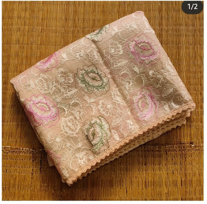 Leisha organza silk embroidery saree