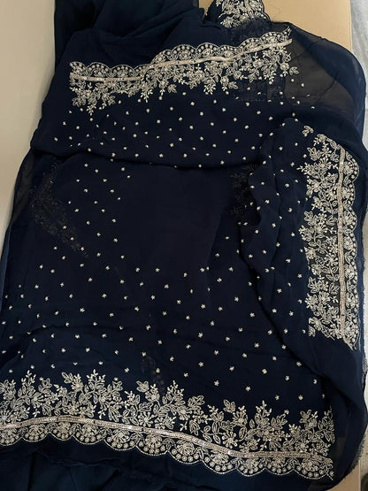 Yashsavi gorgette Indian saree