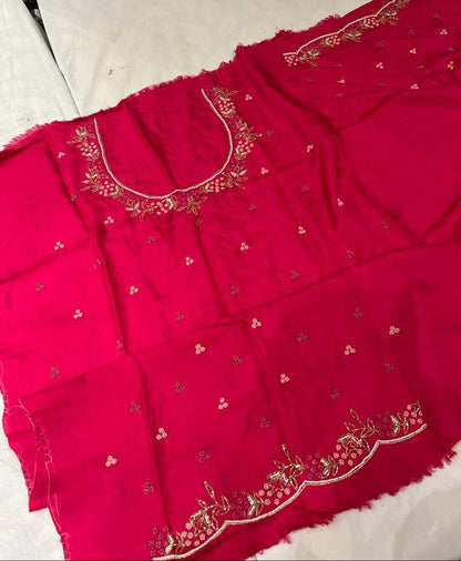 Fairly organza zardosi reception saree
