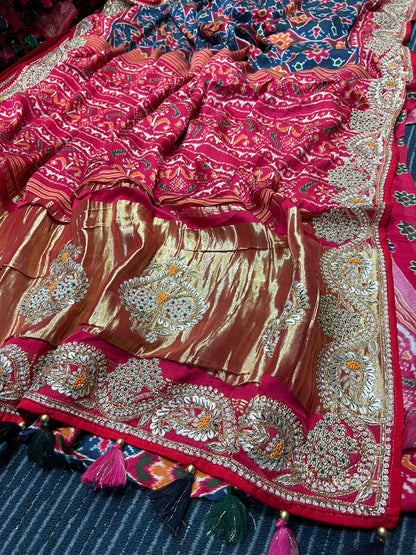 Gulshana Patola gottapatti saree