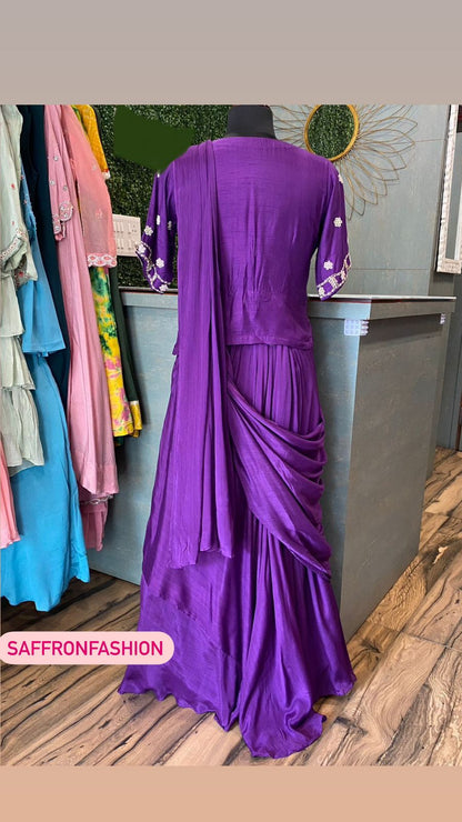 Aarki indowestern gown