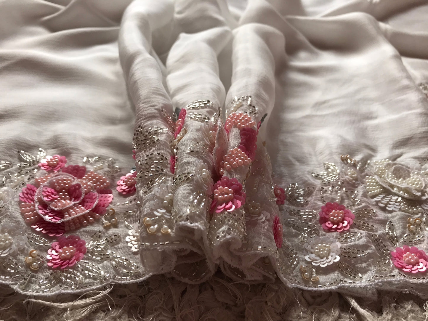 Fairly elegance chignon saree