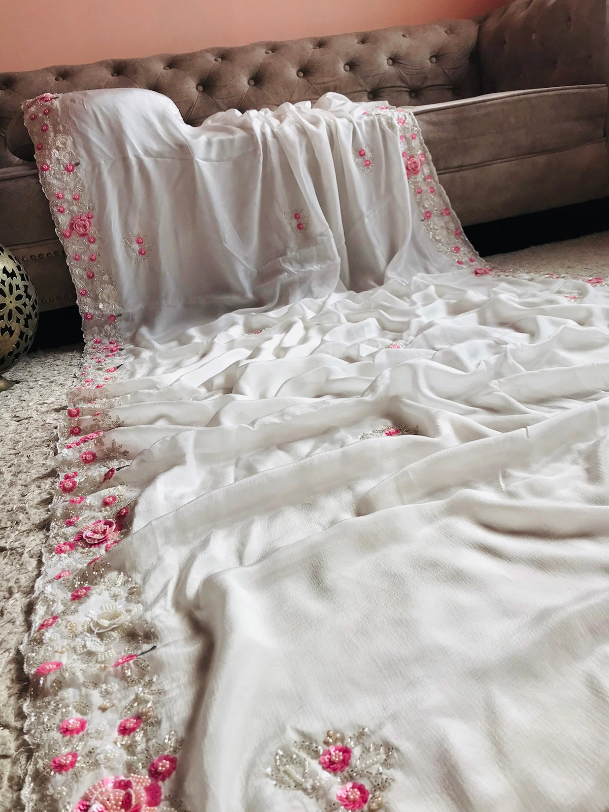 Fairly elegance chignon saree